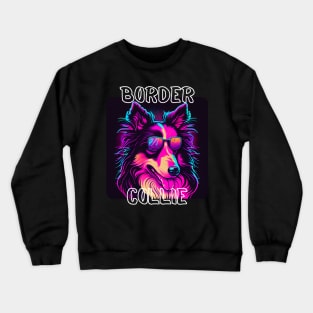 Graffiti Style - Cool Border Collie 1 Crewneck Sweatshirt